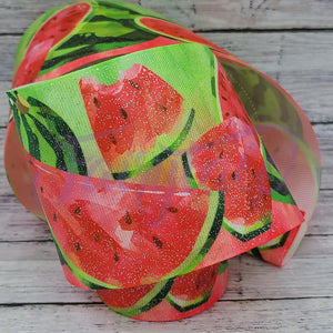 Watermelon Glitter Overlay 3 inch