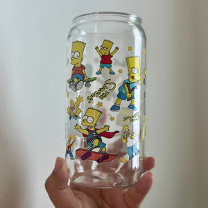 Yellow Family [16 oz] plastic can cup