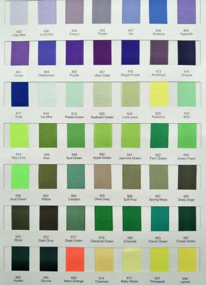 Solid color chart